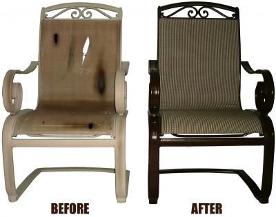 Outdoor Furniture Repair, Patio Chair Fabric Repair